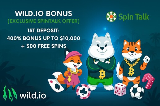 Wild.io First Deposit Bonus Offer