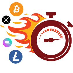 Instant Cash Out Crypto Casinos with Bitcoin, Litecoin, Solana, XRP Logos