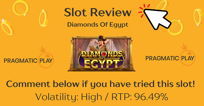 Slot Review - Diamonds Of Egypt by Pragmatic Gaming
