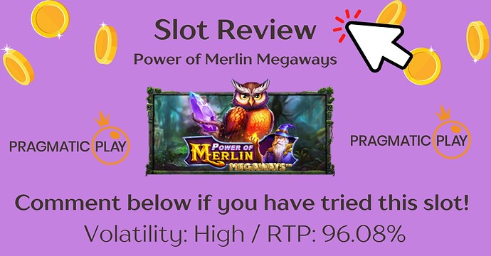 Slot Review - Power of Merlin Megaways by Pragmatic Gaming